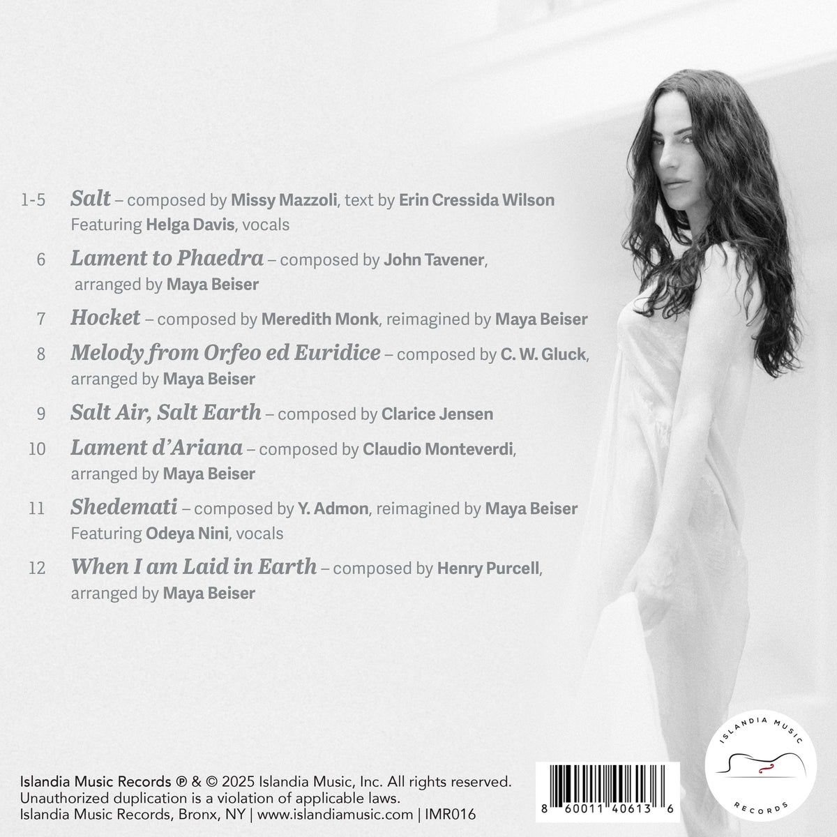 Maya Beiser: SALT - limited edition CD